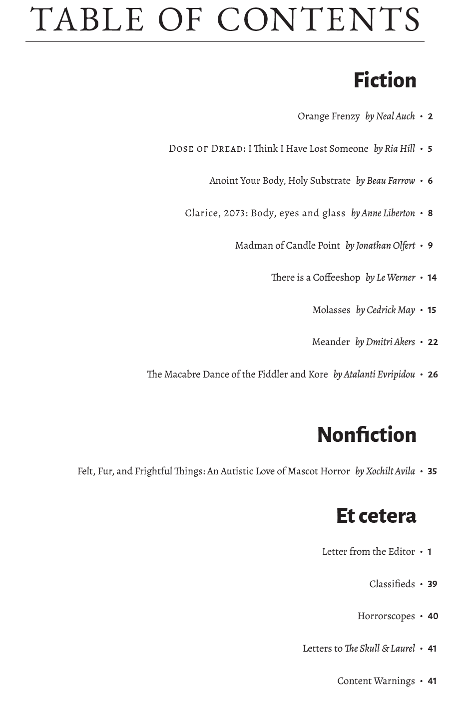 THE SKULL & LAUREL Issue 002 (eBook only)