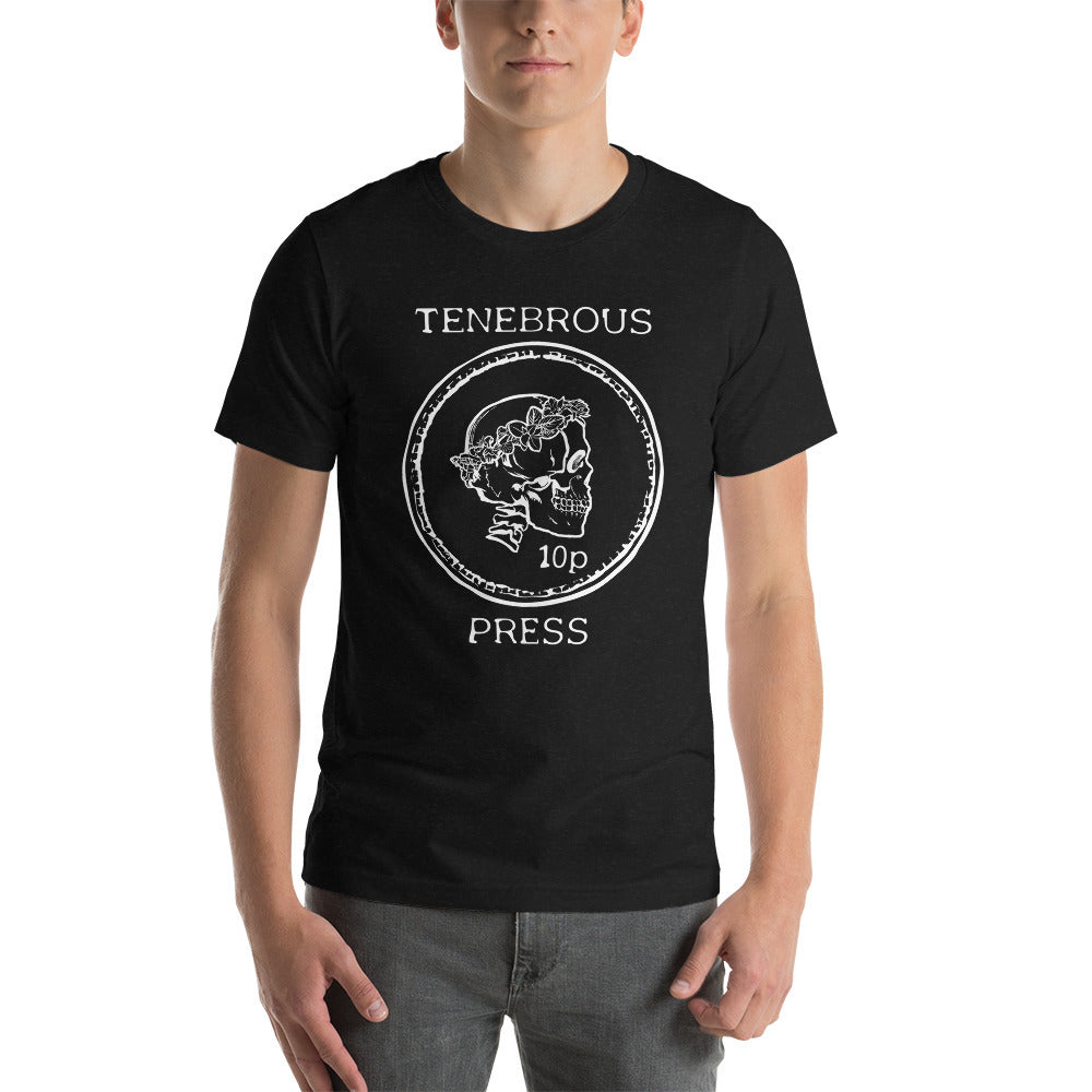 Tenebrous Skull & Laurel - Straight Cut T-Shirt