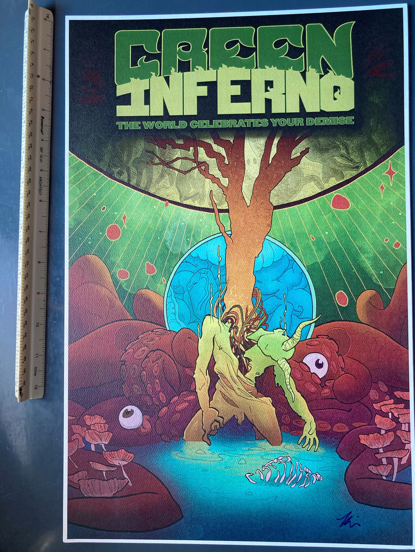 Green Inferno 11x17 Signed Print