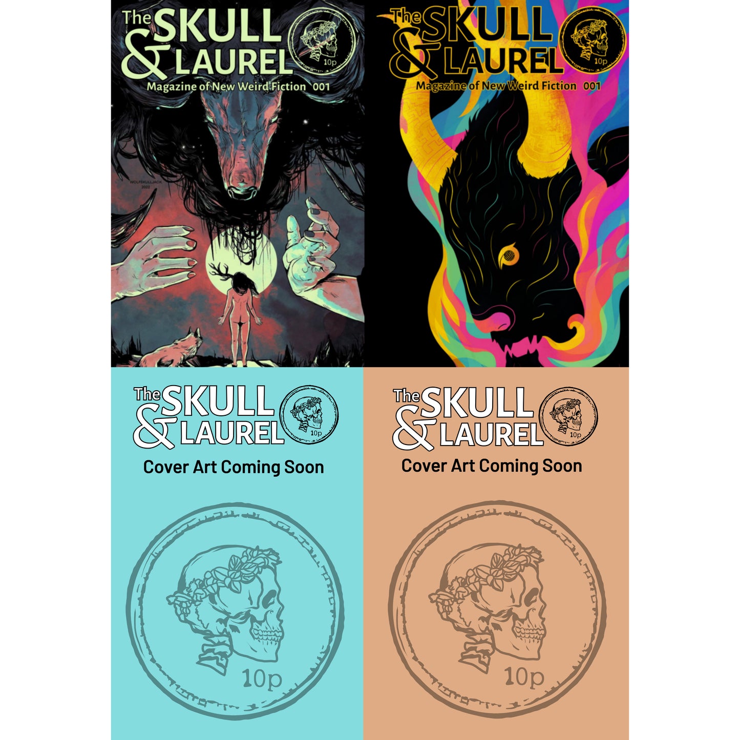 THE SKULL & LAUREL YEAR ONE - Print Subscription -  (Issues 001-004, print + eBook)