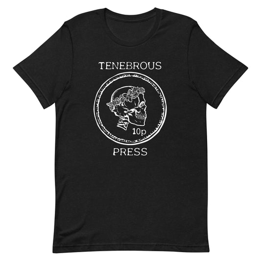 Tenebrous Skull & Laurel - Straight Cut T-Shirt